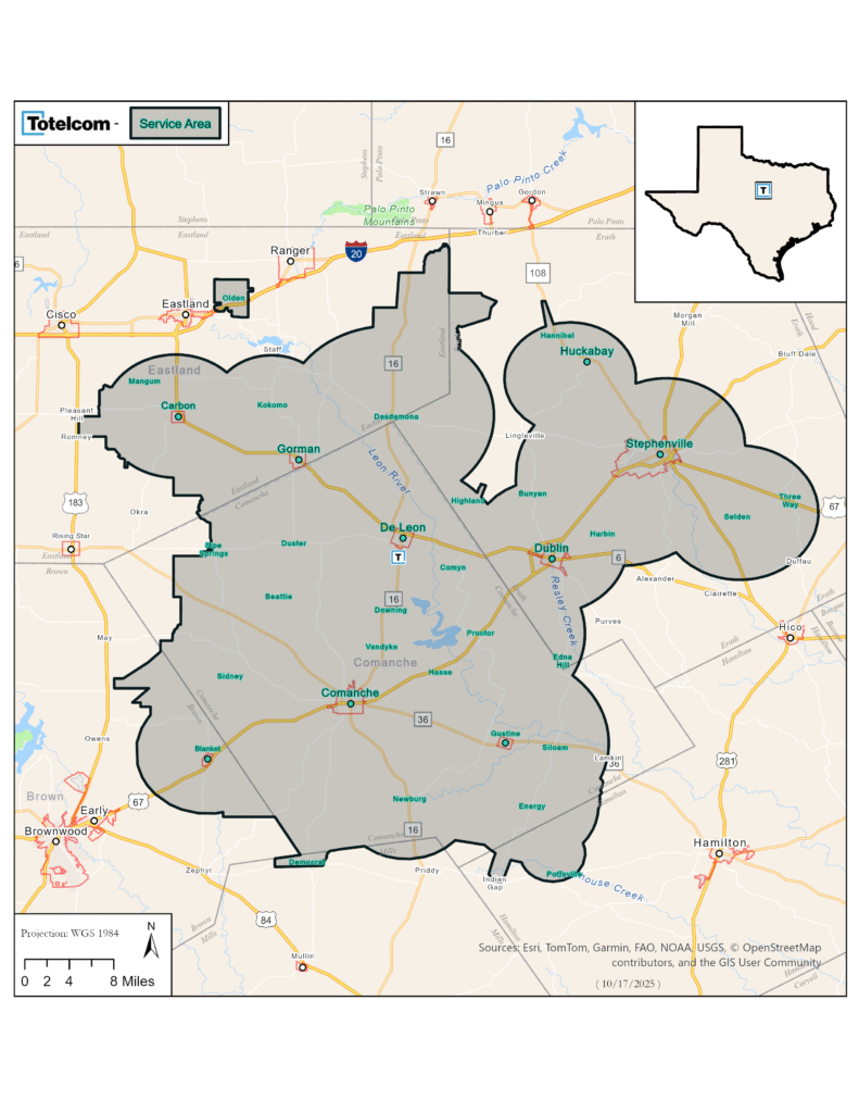 Totelcom Service Area 10\.17\.2025